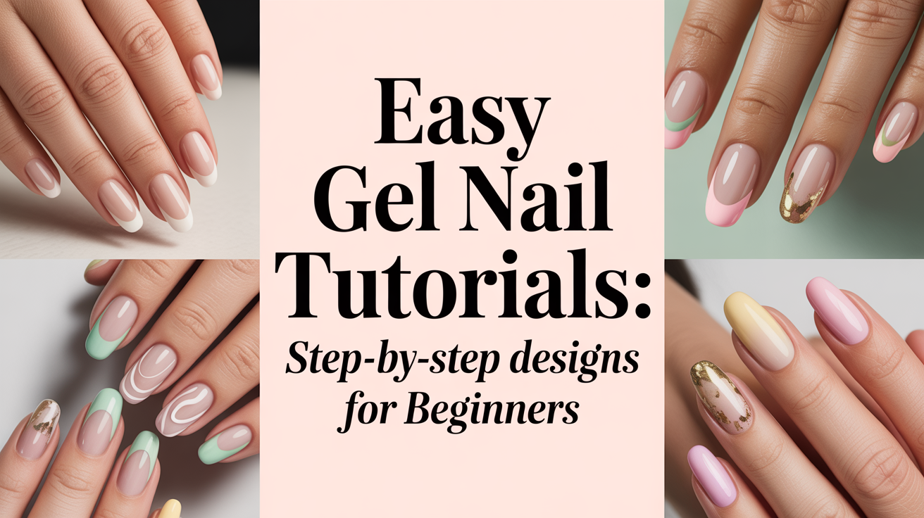 Easy Gel Nail Tutorials Step-by-Step Designs for Beginners