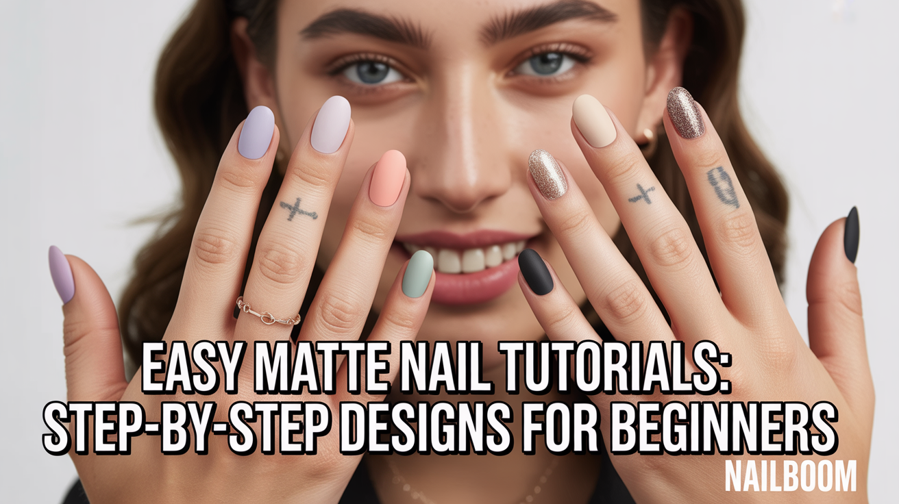 Easy Matte Nail Tutorials