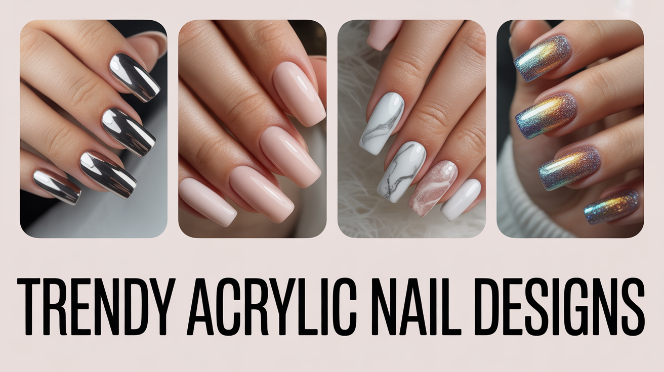 Trendy Acrylic Nail Designs