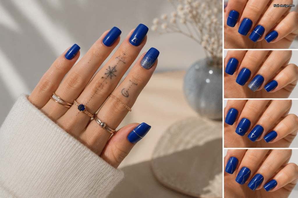 Creative blue nail ideas for 2026.
