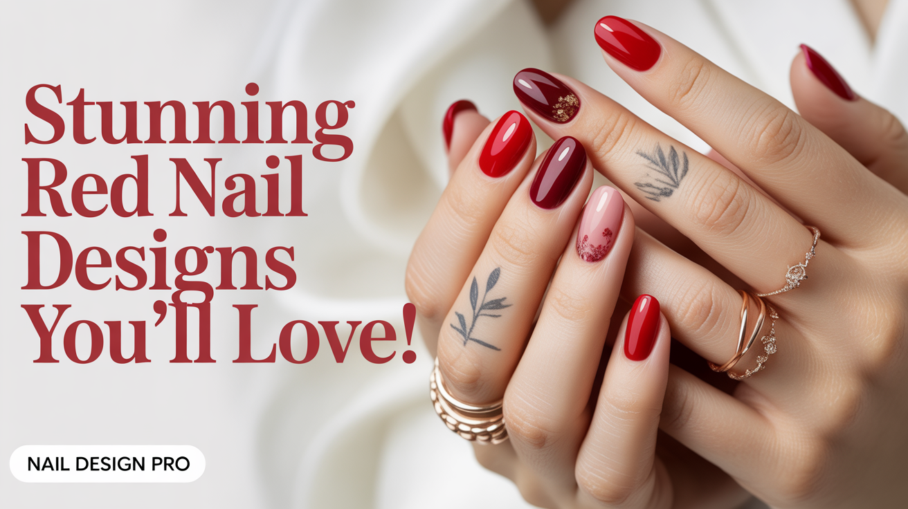 Stunning Red Nail Designs You’ll Love