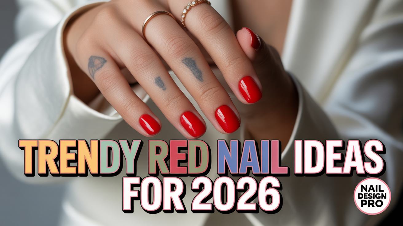Trendy Red Nail Ideas