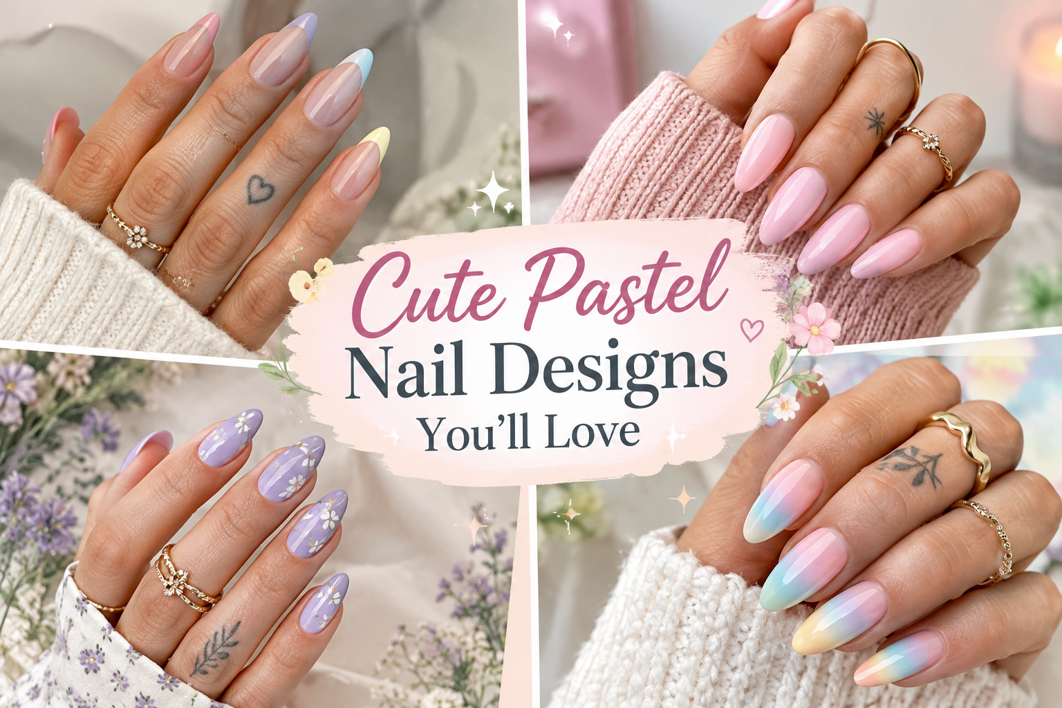 Cute Pastel Nail Designs You’ll Love