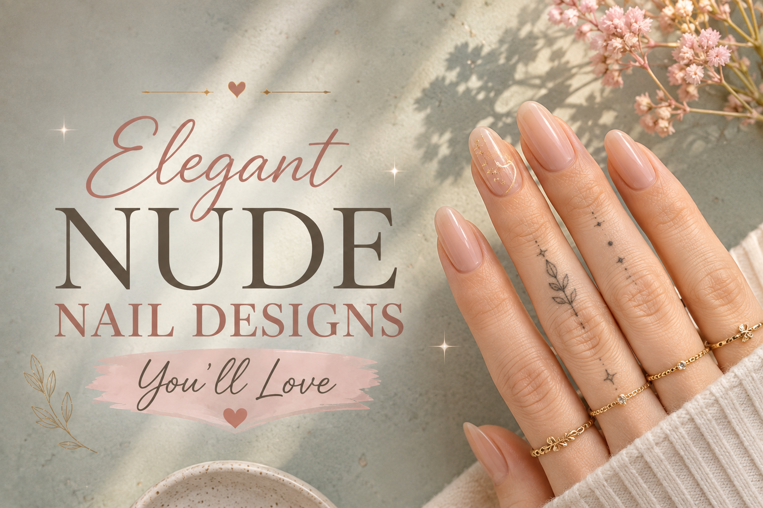 Elegant Nude Nail Designs You’ll Love