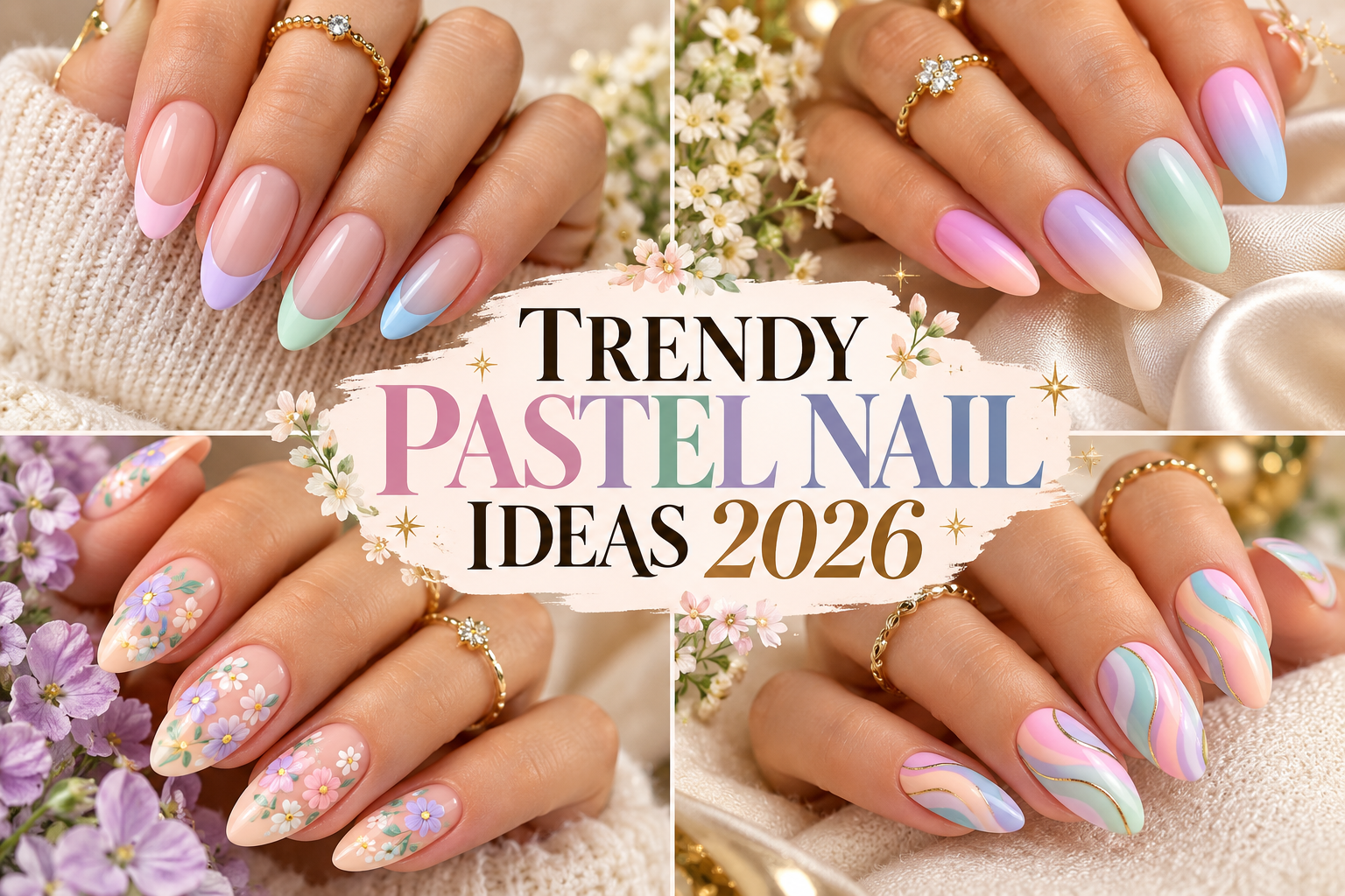 TRENDY PASTEL NAIL IDEAS 2026