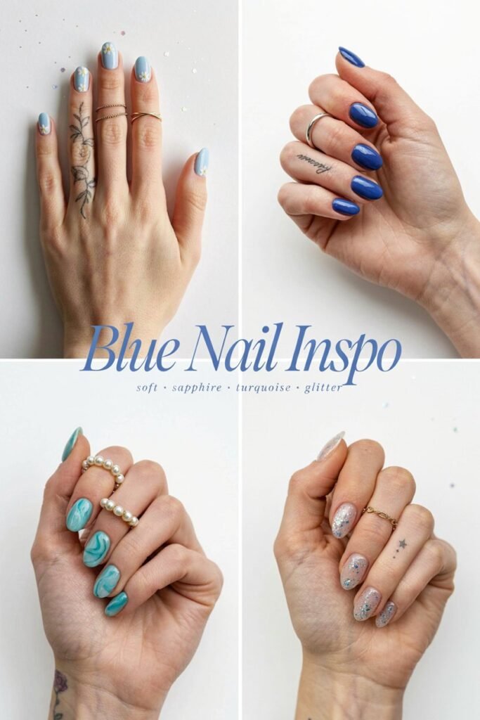 Creative blue nail ideas for 2026.
