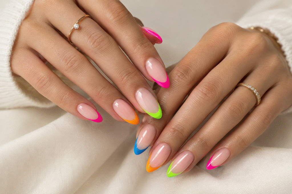 Vibrant Neon Nail Designs