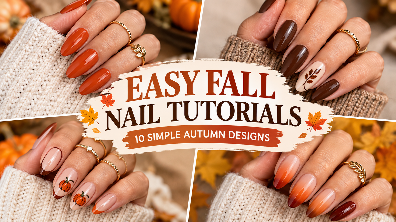 FALL NAILS YOU CAN DO AT HOME!